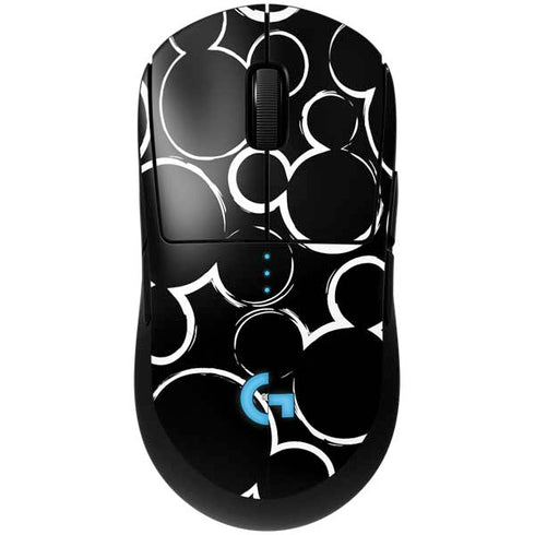 Disney Mickey Mouse Logo Pattern G Pro Wireless Gaming Mouse Skin