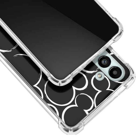 Disney Mickey Mouse Logo Pattern Galaxy A13 5G Clear Case