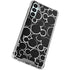 Disney Mickey Mouse Logo Pattern Galaxy A14 5G Clear Case