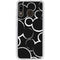 Disney Mickey Mouse Logo Pattern Galaxy A20 Clear Case