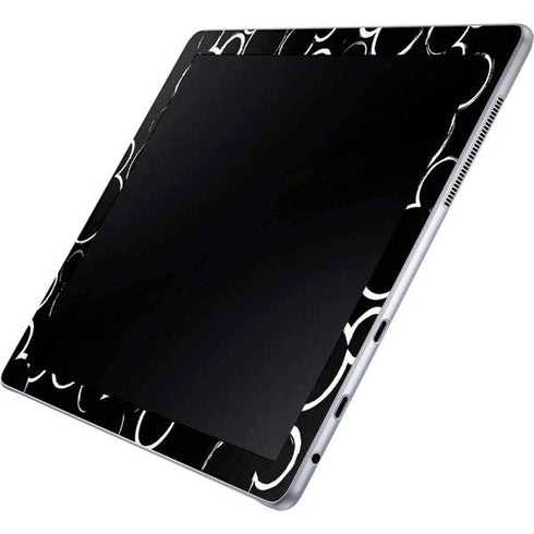 Disney Mickey Mouse Logo Pattern Galaxy Book 12in Skin