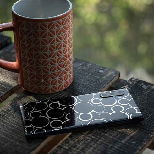 Disney Mickey Mouse Logo Pattern Galaxy Note 10 Plus Skin