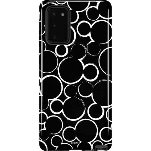Disney Mickey Mouse Logo Pattern Galaxy Note20 5G Pro Case