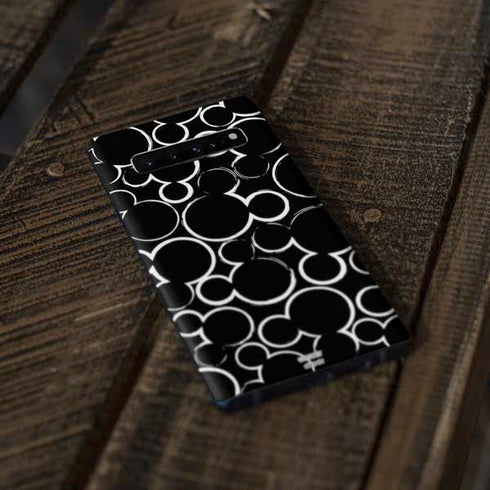 Disney Mickey Mouse Logo Pattern Galaxy S10 Plus Skin