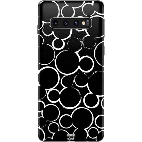 Disney Mickey Mouse Logo Pattern Galaxy S10 Skin