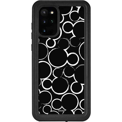 Disney Mickey Mouse Logo Pattern Galaxy S20 Plus Waterproof Case