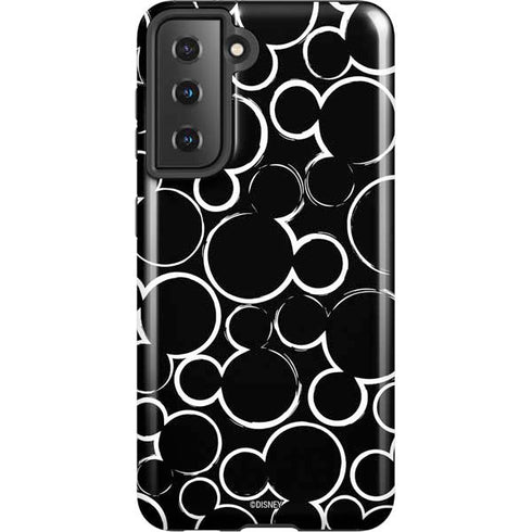 Disney Mickey Mouse Logo Pattern Galaxy S21 5G Pro Case