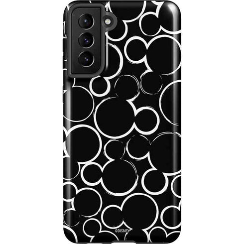 Disney Mickey Mouse Logo Pattern Galaxy S21 FE Pro Case