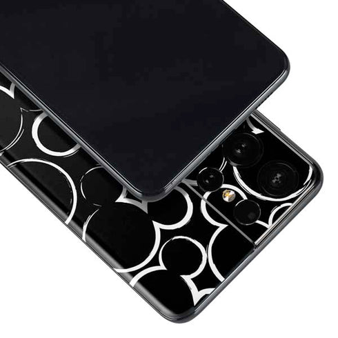 Disney Mickey Mouse Logo Pattern Galaxy S21 Ultra 5G Skin