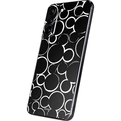 Disney Mickey Mouse Logo Pattern Galaxy S22 Plus Skin