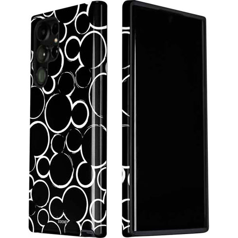 Disney Mickey Mouse Logo Pattern Galaxy S22 Ultra Pro Case