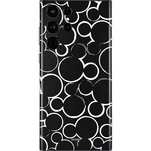 Disney Mickey Mouse Logo Pattern Galaxy S22 Ultra Skin