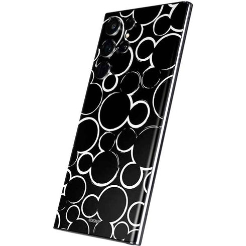Disney Mickey Mouse Logo Pattern Galaxy S22 Ultra Skin