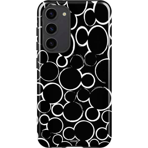 Disney Mickey Mouse Logo Pattern Galaxy S23 Plus Pro Case