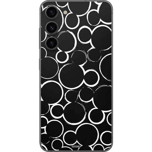 Disney Mickey Mouse Logo Pattern Galaxy S23 Plus Skin