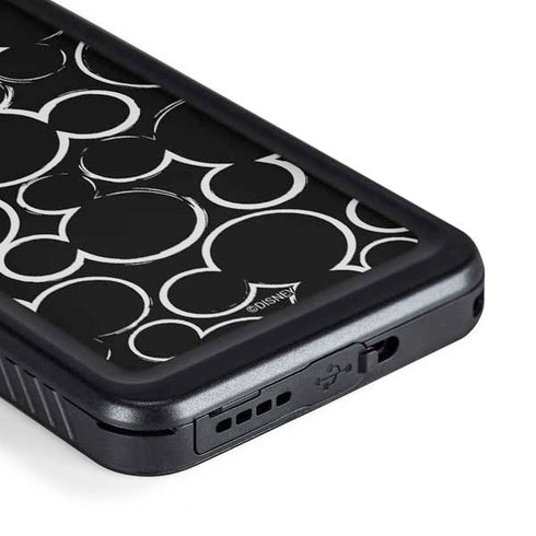 Disney Mickey Mouse Logo Pattern Galaxy S23 Plus Waterproof Case