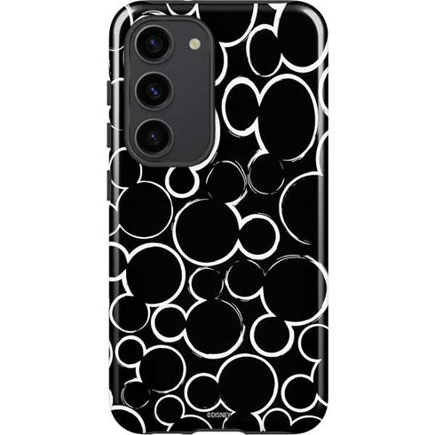 Disney Mickey Mouse Logo Pattern Galaxy S23 Pro Case