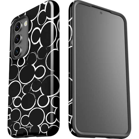 Disney Mickey Mouse Logo Pattern Galaxy S23 Pro Case