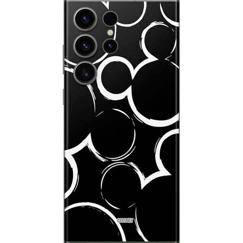 Disney Mickey Mouse Logo Pattern Galaxy S23 Ultra Skin