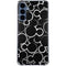 Disney Mickey Mouse Logo Pattern Galaxy S24 Clear Case