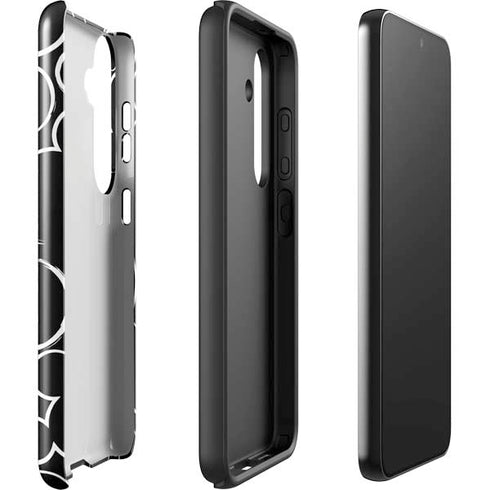 Disney Mickey Mouse Logo Pattern Galaxy S24 Plus Impact Case