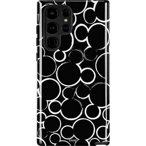 Disney Mickey Mouse Logo Pattern Galaxy S24 Ultra Impact Case