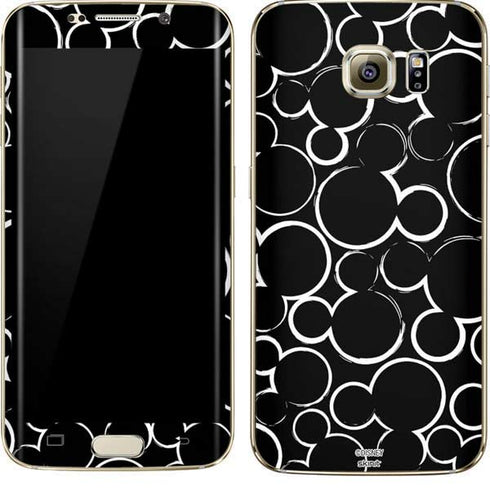 Disney Mickey Mouse Logo Pattern Galaxy S7 Edge Skin