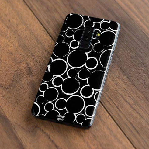 Disney Mickey Mouse Logo Pattern Galaxy S9 Plus Skin