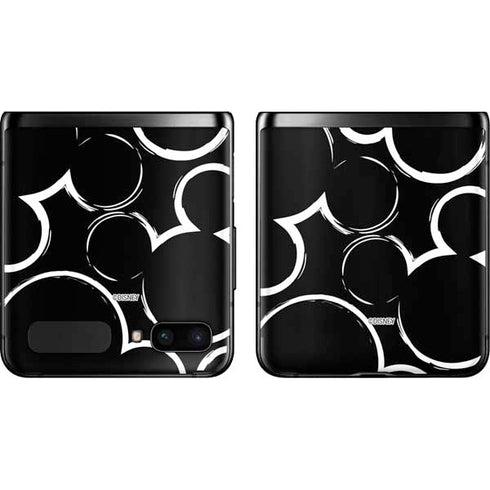 Disney Mickey Mouse Logo Pattern Galaxy Z Flip Skin