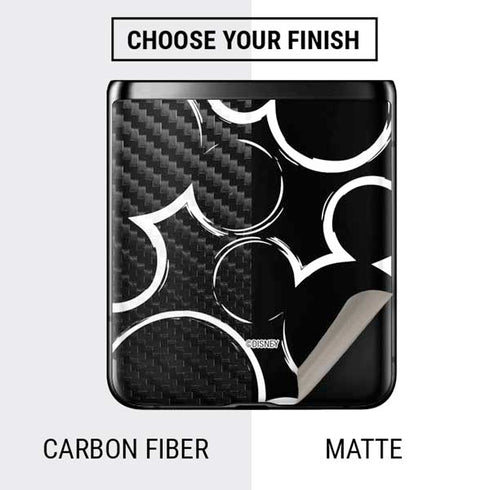 Disney Mickey Mouse Logo Pattern Galaxy Z Flip Skin