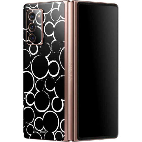 Disney Mickey Mouse Logo Pattern Galaxy Z Fold2 5G Skin