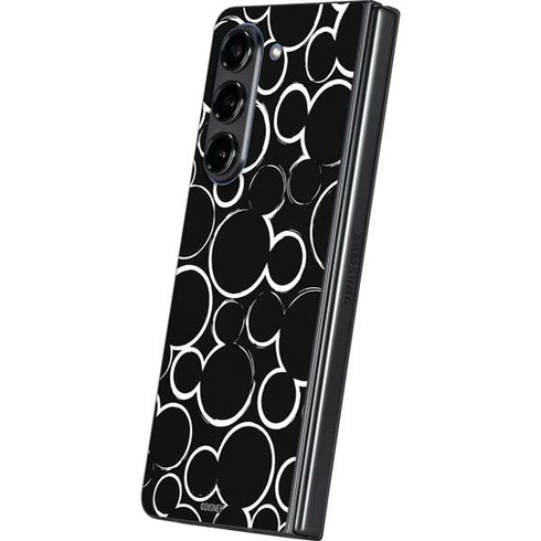 Disney Mickey Mouse Logo Pattern Galaxy Z Fold5 5G Skin