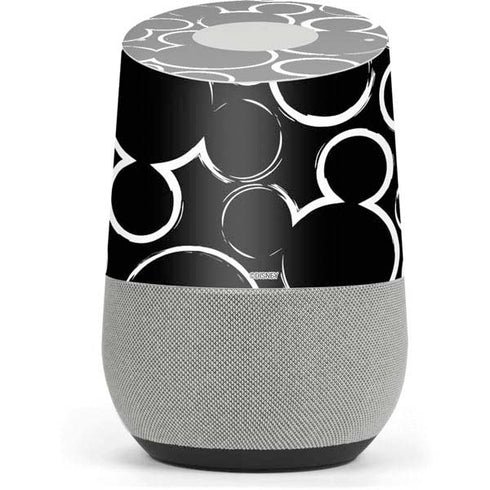Disney Mickey Mouse Logo Pattern Google Home Skin