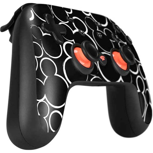 Disney Mickey Mouse Logo Pattern Google Stadia Controller Skin