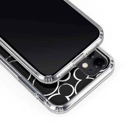 Disney Mickey Mouse Logo Pattern iPhone 11 Clear Case