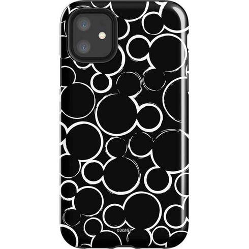 Disney Mickey Mouse Logo Pattern iPhone 11 Impact Case