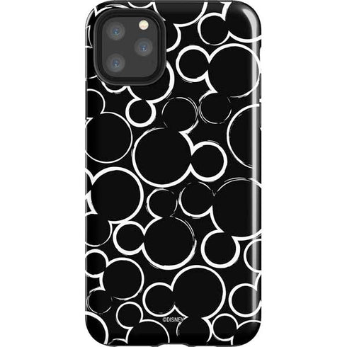 Disney Mickey Mouse Logo Pattern iPhone 11 Pro Max Impact Case