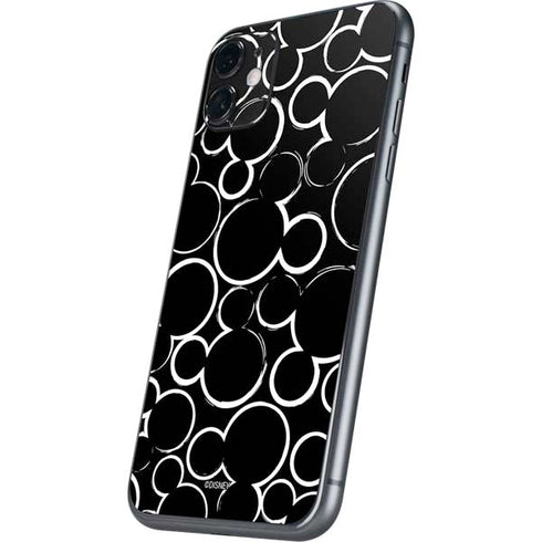 Disney Mickey Mouse Logo Pattern iPhone 11 Skin