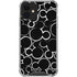 Disney Mickey Mouse Logo Pattern iPhone 12 Clear Case