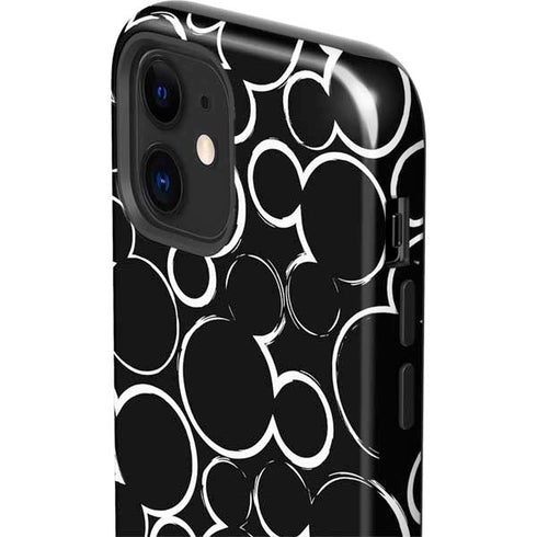 Disney Mickey Mouse Logo Pattern iPhone 12 Impact Case