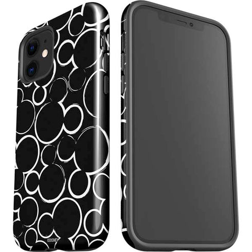 Disney Mickey Mouse Logo Pattern iPhone 12 Impact Case