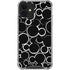 Disney Mickey Mouse Logo Pattern iPhone 12 Mini Clear Case