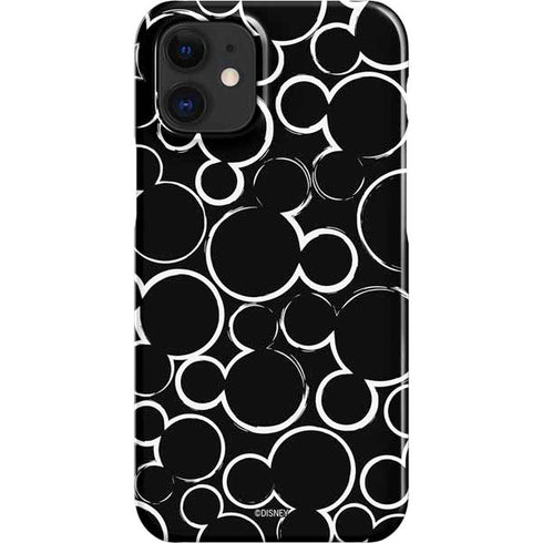 Disney Mickey Mouse Logo Pattern iPhone 12 Mini Lite Case