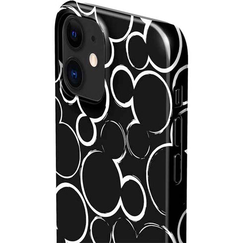 Disney Mickey Mouse Logo Pattern iPhone 12 Mini Lite Case
