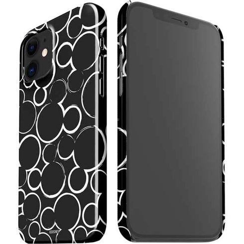 Disney Mickey Mouse Logo Pattern iPhone 12 Mini Lite Case
