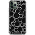 Disney Mickey Mouse Logo Pattern iPhone 12 Pro Clear Case
