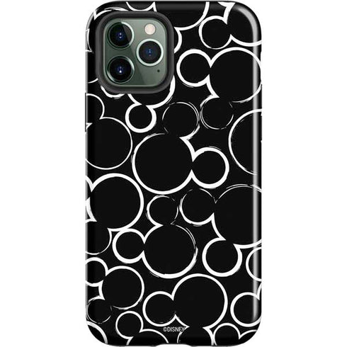 Disney Mickey Mouse Logo Pattern iPhone 12 Pro Max Impact Case
