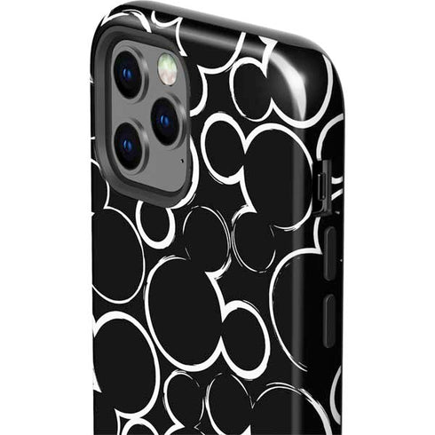 Disney Mickey Mouse Logo Pattern iPhone 12 Pro Max Impact Case