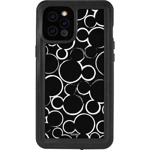 Disney Mickey Mouse Logo Pattern iPhone 12 Pro Max Waterproof Case
