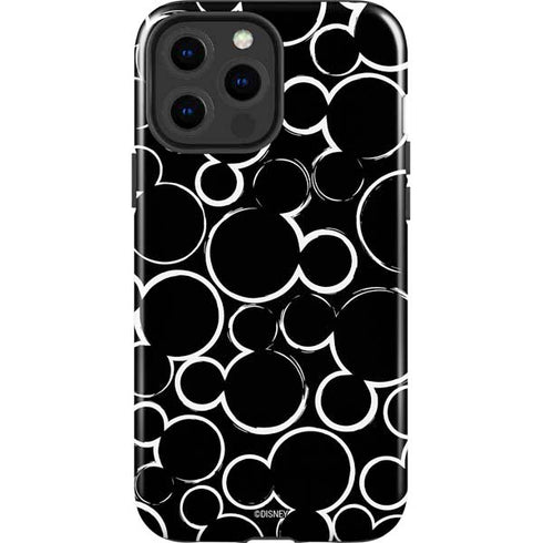 Disney Mickey Mouse Logo Pattern iPhone 13 Pro Max Impact Case